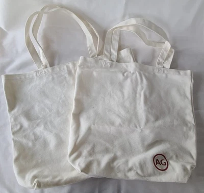 Bolso de Mano AG Adriano Goldschmied de Lona Marfil - Juego de Dos Foto 1 de 4