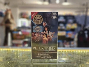 Star Wars VHS Return of the Jedi 1984 Sealed Tape CBS Red Label Hi-Fi Stereo New - Picture 1 of 6
