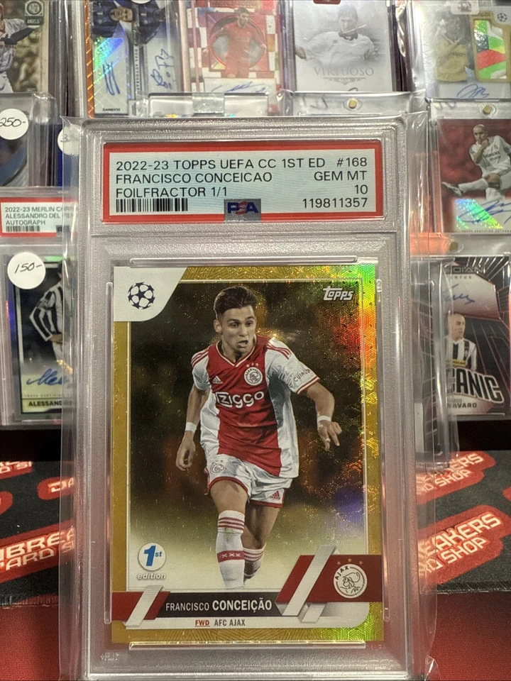 Фрактор фольги 22/23 Topps UEFACC 1-ое издание Francisco Conceicao 1/1 - Изображение 1 из 3