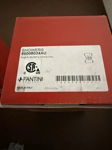 Fantini Milano áspero para spray corporal en pared 86008034AU NUEVO - Imagen 1 de 7