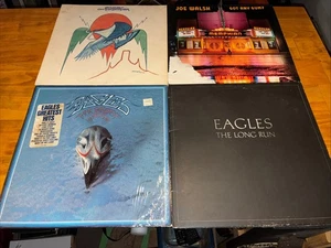 Lot de 4 LP Eagles/Joe Walsh - plus grands succès /THE LONG RUN / ON THE BORDER / Vous avez de la gomme ? - Photo 1/4