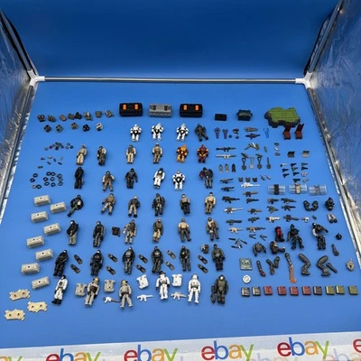 Lote de Mini Figuras Armas Accesorios Halo COD Mega Bloks Construx Foto 1 de 4