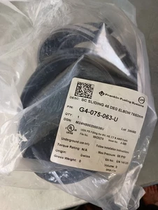 NUOVO GOMITO FRANKLIN FUELING G4-075-063-U DOPPIA PARETE 2" GEMINI 45 GRADI - Foto 1 di 5