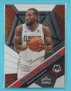 2019-20 Panini Mosaic Will To Win Kawhi Leonard Los Angeles Clippers #4 - Picture 1 of 2