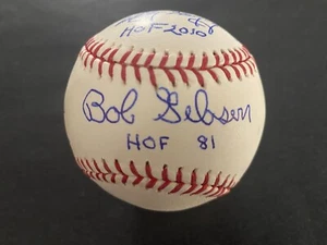 ST LOUIS CARDNIALS HOF AUTOGRAPHED OMLB BASEBALL GIBSON,BROCK,O.SMITH ETC JSA - Picture 1 of 5