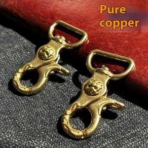 Belt hook, shoulder strap hook, brass hook, belt accessory, universal model - Picture 1 of 8