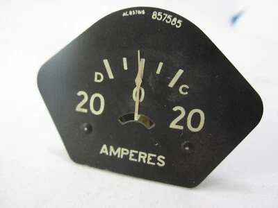 Medidor de tablero de batería amperímetro maestro estándar Chevrolet 33-35 NOS 857585 Foto 1 de 4