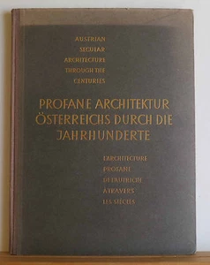 Austrian Secular Architecture through the Centuries 1954 Buildings History - Imagen 1 de 7