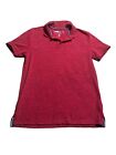 Aeropostale Mens Red Short Sleeve Pullover Polo Shirt Size Large
