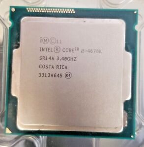 Intel Core i5-4670K CPU @ 3.40GHz SR14A