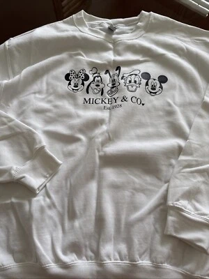 Sudadera Gildan Mezcla Pesada Disney Mickey And Co Disneyland Cuello Redondo Grande Foto 1 de 4