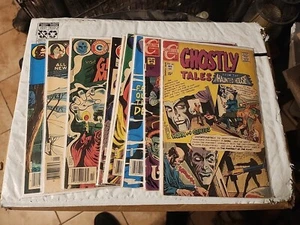 Charlton Horror - Ghostly Tales , Ghost Manor Lot Of 9 Books - Picture 1 of 6