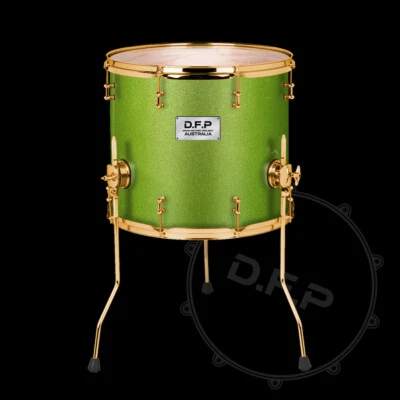 DRUM FACTORY PROJECT DFP Drum Wrap - Apple Sparkle - Green Sparkle