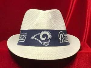 NFL Los Angeles Rams Unisex Sommer Fedora Panama Strohhut mit Band - Bild 1 von 32