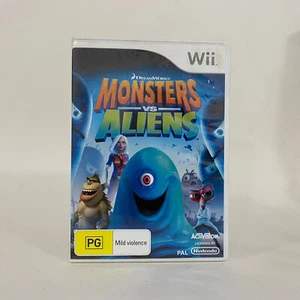 MONSTERS VS ALIENS Nintendo Wii PAL - FREE SHIPPING - AUS SELLER - Picture 1 of 3