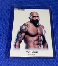 Yoel Romero Custom UFC MW MMA Rookie Trading Card in top loader ufc rc