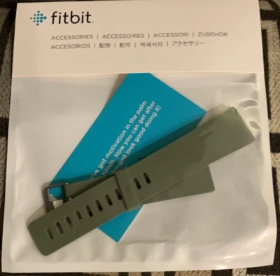 Fitbit Versa Classic Band Autêntico Olive Grande - Novo em folha lacrado de fábrica - Imagem 1 de 2