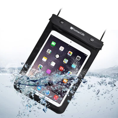 Swimming Waterproof Pouch Tablet Phone Carry Dry Bag For 8" iPad mini 6 / mini 5 - Image 1 of 4