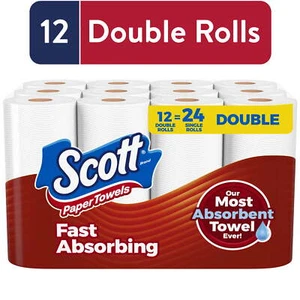 Choose-a-Sheet Paper Towels, 12 Double Rolls
