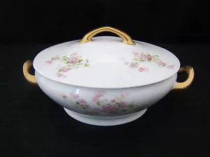 Victoria Austria Floral Round Covered Serving Bowl - Picture 1 of 6
