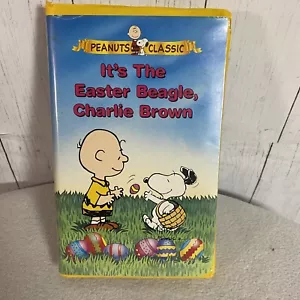 IT'S THE OSTER BEAGLE, CHARLIE BROWN VHS - Erdnüsse klassische Klappschale - Bild 1 von 3