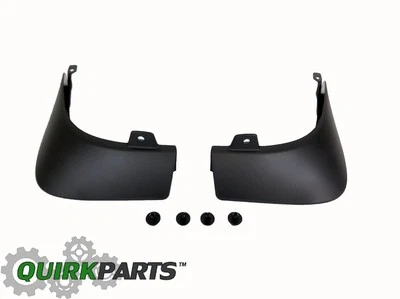 2014-2017 FIAT 500L REAR LH RH PREMIUM MOLDED SPLASH GUARDS SET OEM MOPAR NEW - Image 1 of 4