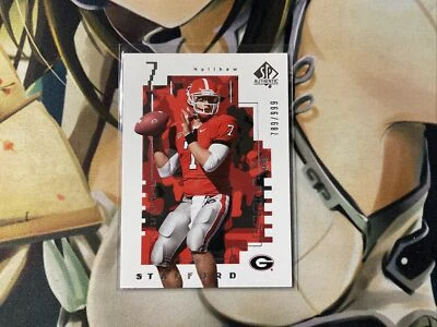 2014 Matthew Stafford #/999 Upper Deck SP Authentic Football Georgia Rams - Image 1 of 4