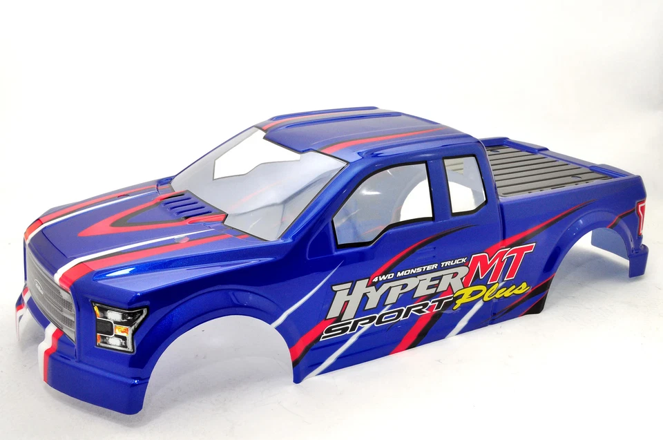 HoBao 94075BU 1/8 Printed Body Blue : Hyper MT Plus - Image 1 of 1