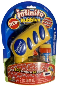 Mini Infinite Bubbles Gun by Placo, Up To 300 Bubbles a Minute NIP - Picture 1 of 2