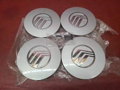 Tampas de cubo central pintadas roda Mercury Sable 1988-1994 E64C-1A096-AA NOS NOVAS - Imagem 1 de 4