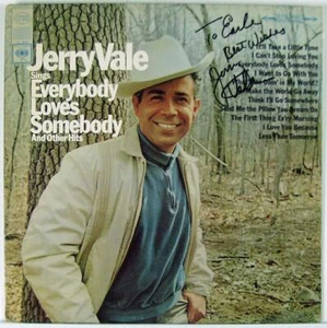 Jerry Vale, Sings Everybody Loves Somebody, Signed Copy Columbia Stereo CS-9330 - Picture 1 of 1