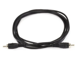 NEW - 6ft - RCA Plug Male to RCA Plug Male (M/M) Cable - Black - Canada - Bild 1 von 2