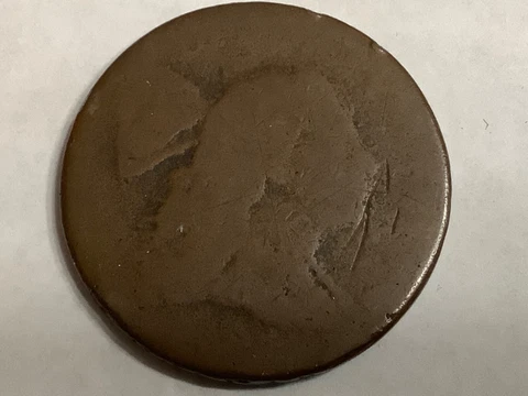 (1745).   Large Cent 100% Copper Cover