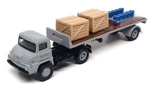 EFE 1/76 Scale 33201 - Trader Articulated Flatbed Lorry London Transport - Grey