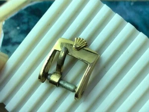 OROLOGIO DONNA VINTAGE AUTENTICO ROLEX PLACCATO ORO 10 MM FIBBIA - Foto 1 di 17