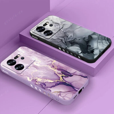 Phone Case For Xiaomi Poco X6 Pro Redmi Note 12 11 13T Pro Marble Silicone Cover - Image 1 of 4