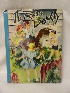 The Bad Donkey Sari Illustrated Color Chromolitho 1947 McLoughlin 1st Edition - Picture 1 of 9