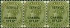 Chamba 1887 4a Slate-Green SG09 Fin LMM Bande De 3 (2)