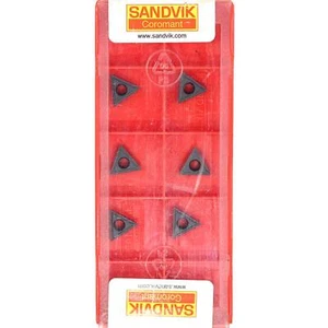 8 insertos de giro de carburo recubiertos de torno CNC SANDVIK TCMT 090202-UF - grado 4025 - Imagen 1 de 10