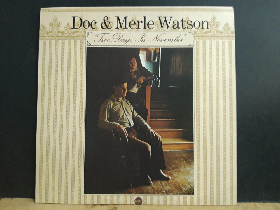 DOC AND MERELE WATSON  Two Days In November  LP  1974  Uk 1st press  Folk  NM ! - Image 1 of 4