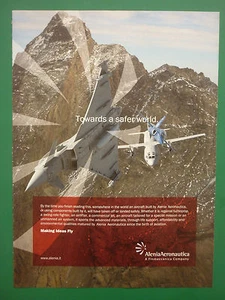 11/2009 PUB ALENIA AERONAUTICA AERMACCHI EUROFIGHTER MB-346 SPARTAN ORIGINAL AD - Imagen 1 de 1