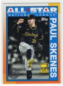 Paul Skenes 2025 Topps Series 2 - '90 Topps 35th All Star #90AS-17 Pirates - Picture 1 of 1