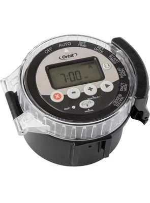 Temporizador de rociadores a batería, negro, modelo 57865 Foto 1 de 4