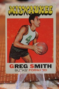 1971 Topps Basketball GREG SMITH #129 - Milwaukee Bucks - Picture 1 of 2