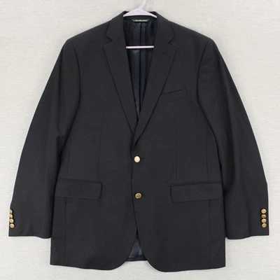 Blazer chaqueta deportiva Vineyard Vines Luxor para hombre 40R negro lana botones dorados Foto 1 de 4