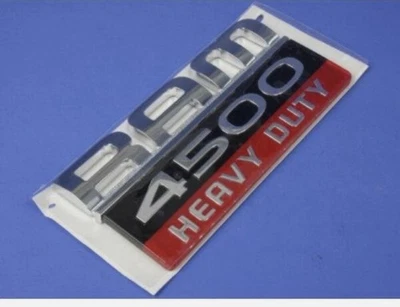 Placa de identificación emblema de puerta Mopar "RAM 4500 Heavy Duty" Foto 1 de 3