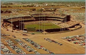 c1960s METROPOLITAN STADIUM Minnesota Twins Baseball Postcard Bloomington MN - Picture 1 of 2