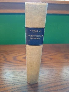 Thomas Aquinas - Commentary on Aristotle's Metaphysics, Latin, 1926 - Picture 1 of 11