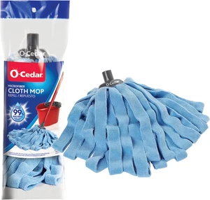 O-Cedar Microfiber Cloth Mop Refill, Blue 1 Count (Pack of 1), - Picture 1 of 11
