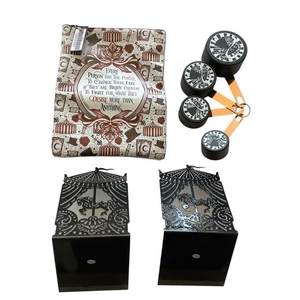 Lot Caraval Bookish Goodies Book Sleeve Measuring Cups and Book Ends - Picture 1 of 2